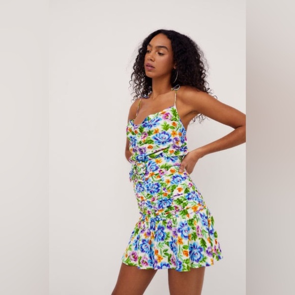 NWT For The Love and Lemons Miranda Mini Dress size XS - Picture 10 of 13